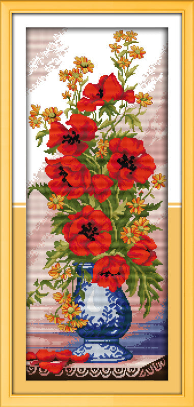 Flower Cross Stitch Kits H357
