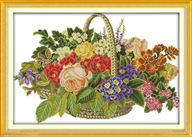 Flower Cross Stitch Kits H362