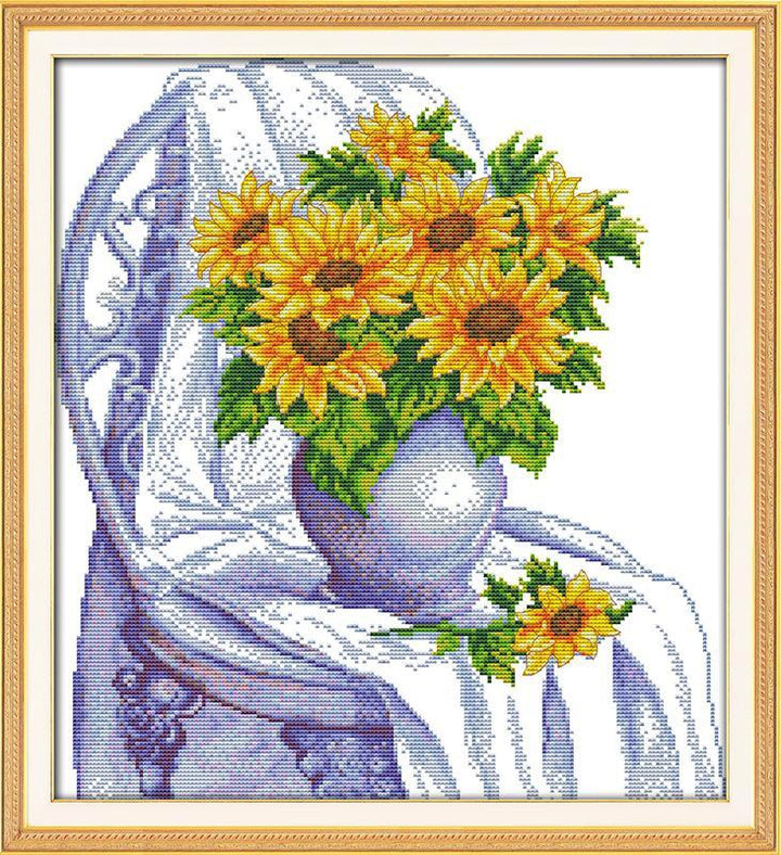 Flower Cross Stitch Kits H364