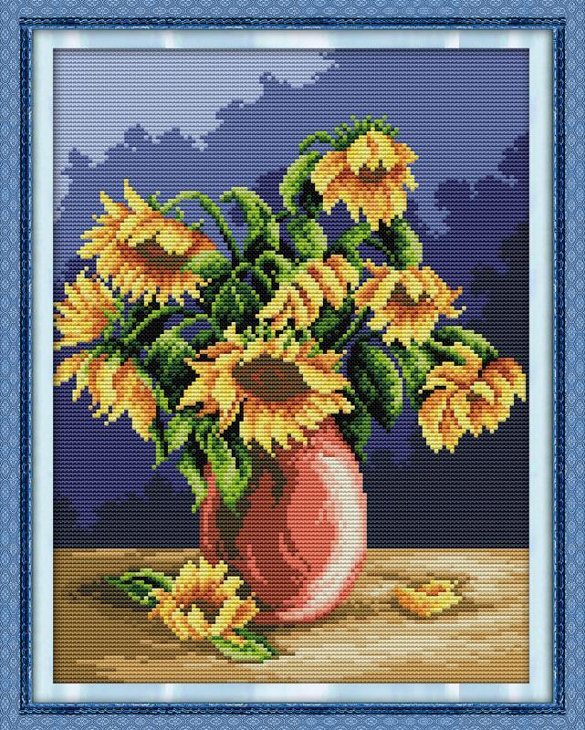 Flower Cross Stitch Kits H368