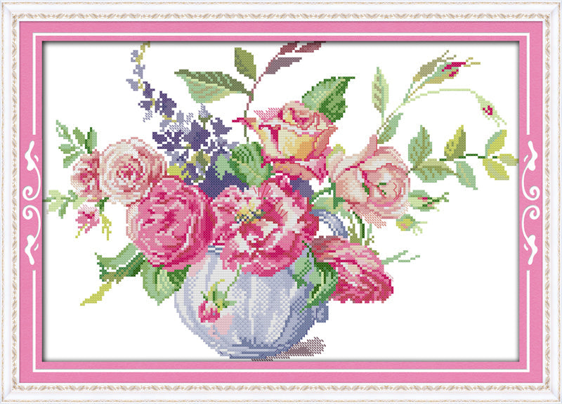 Flower Cross Stitch Kits H414