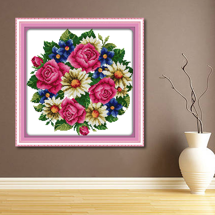 Flower Cross Stitch Kits H418