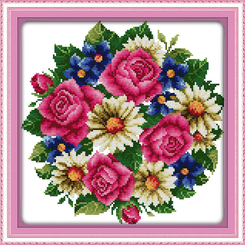 Flower Cross Stitch Kits H418