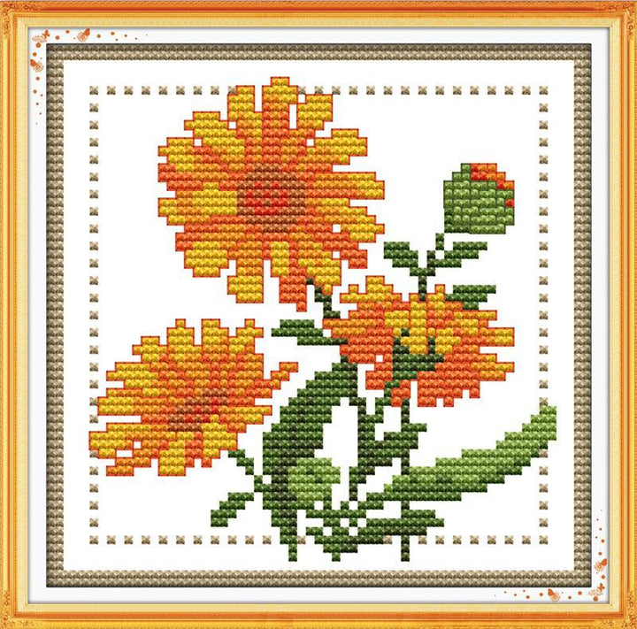 Flower Cross Stitch Kits H432