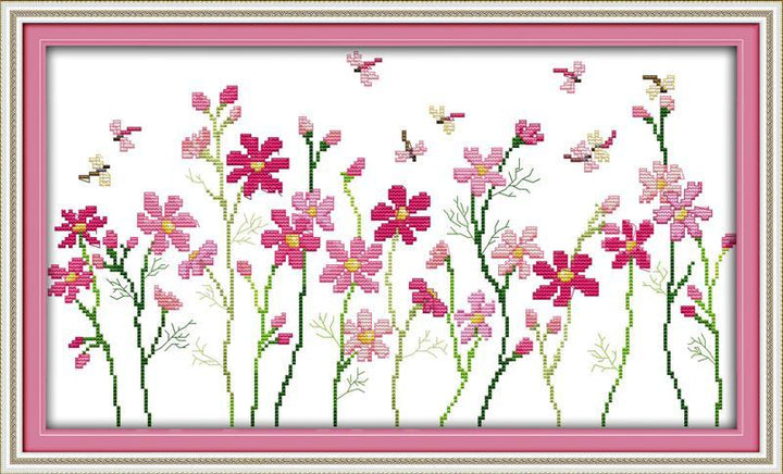 Flower Cross Stitch Kits H438