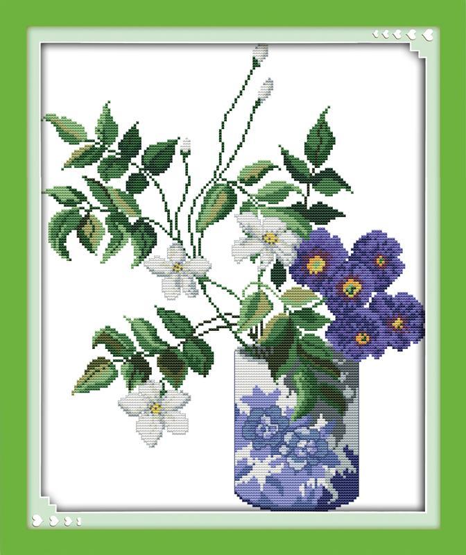 Flower Cross Stitch Kits H457