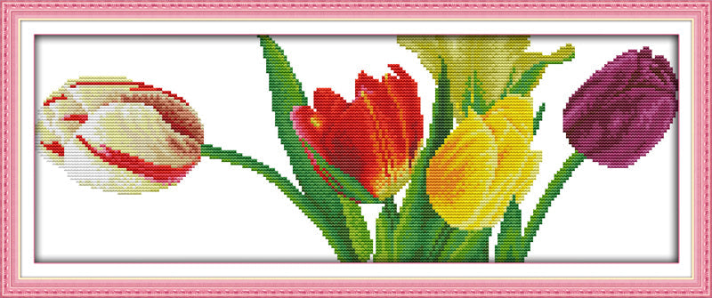 Flower Cross Stitch Kits H465