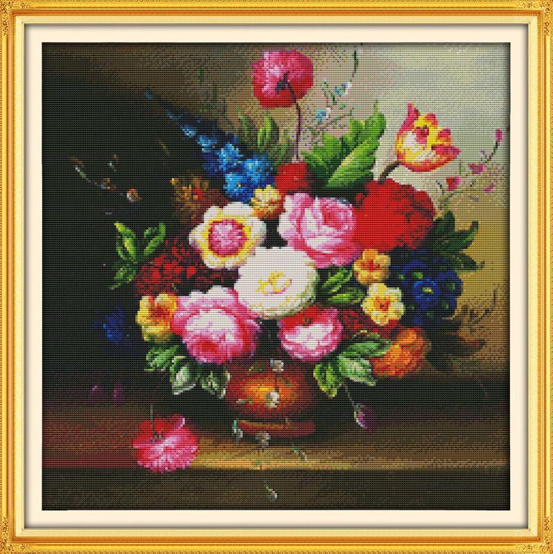 Flower Cross Stitch Kits H505