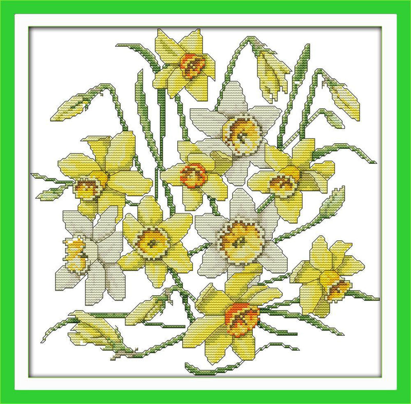 Flower Cross Stitch Kits H529