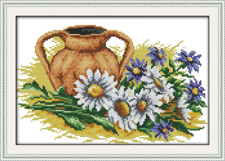 Flower Cross Stitch Kits H554