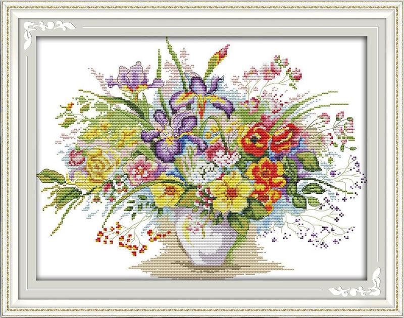 Flower Cross Stitch Kits H593