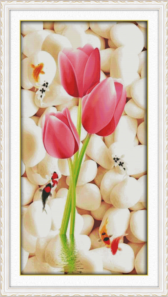 Flower Cross Stitch Kits H608