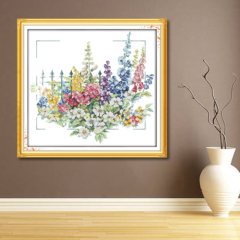 Flower Cross Stitch Kits H610