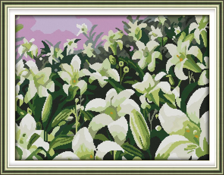 Flower Cross Stitch Kits H631
