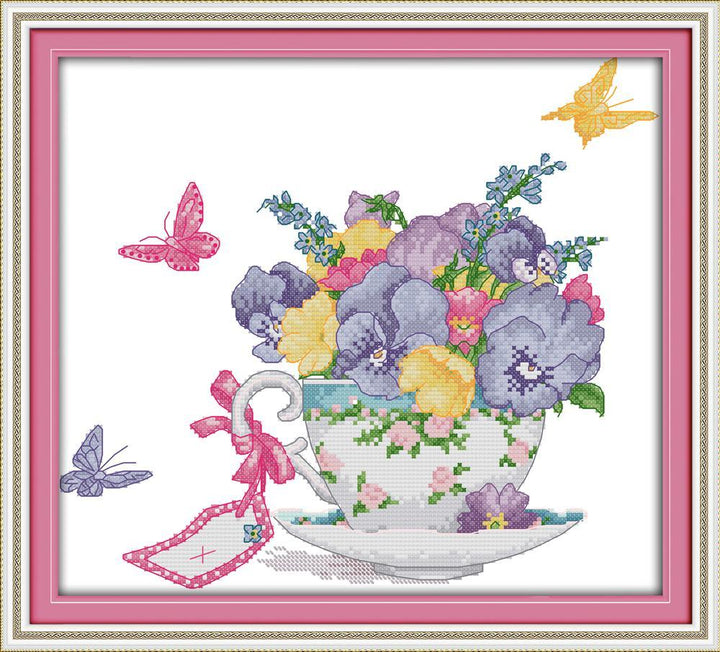 Flower Cross Stitch Kits H644