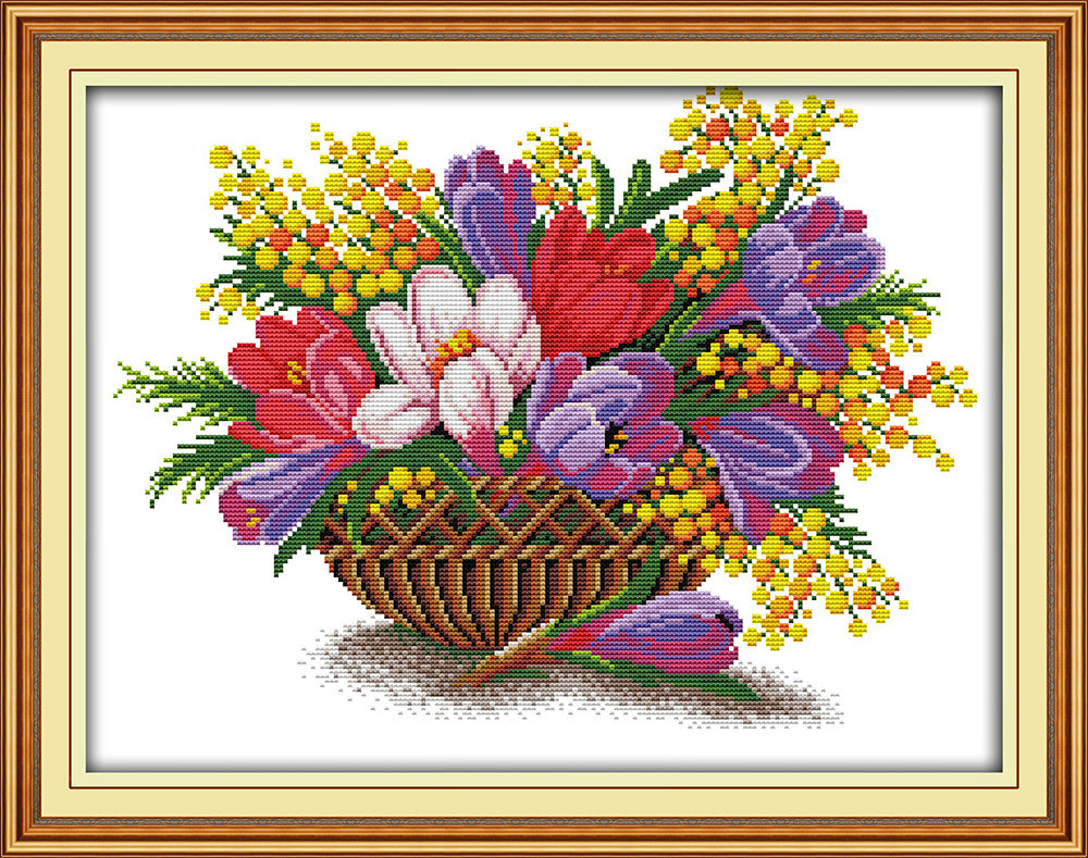 Flower Cross Stitch Kits H676