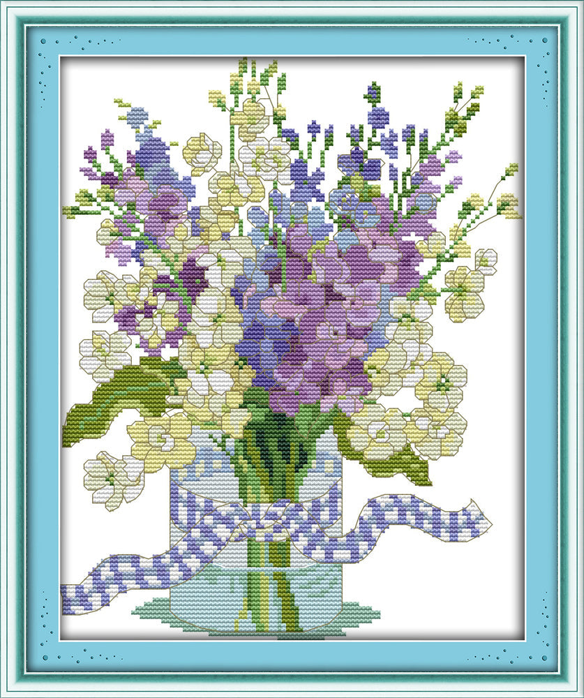 Flower Cross Stitch Kits H686