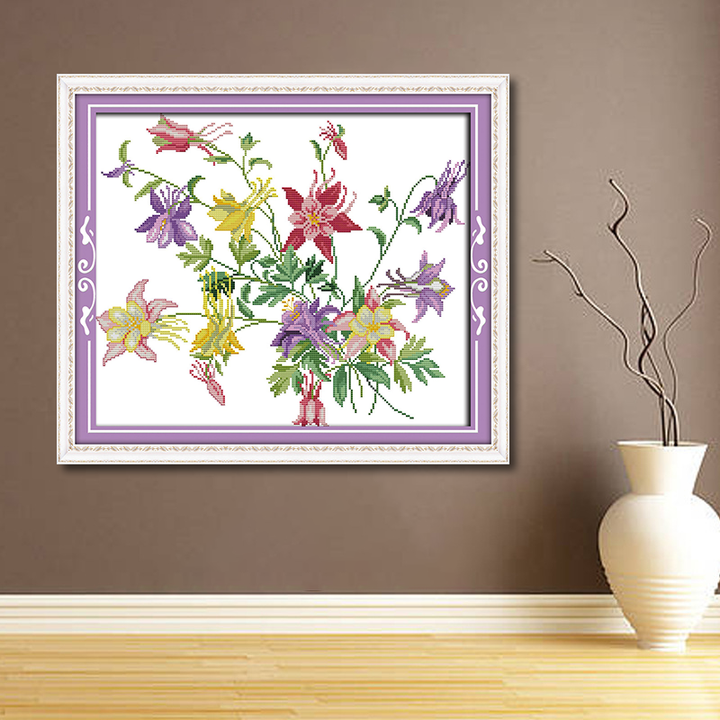 Flower Cross Stitch Kits H691