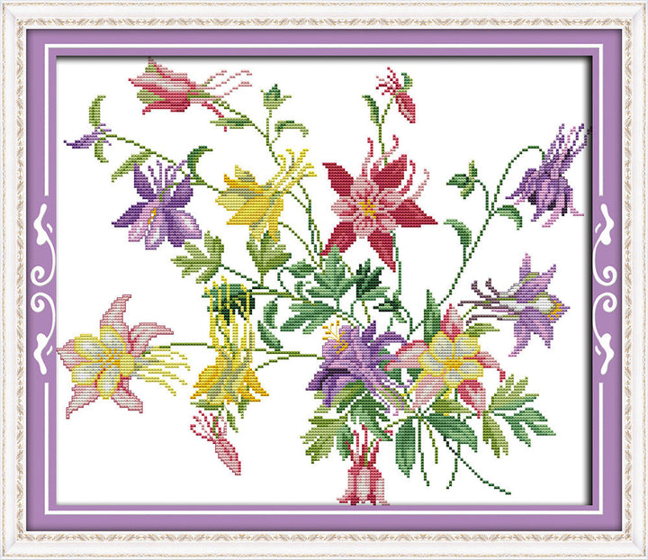 Flower Cross Stitch Kits H691