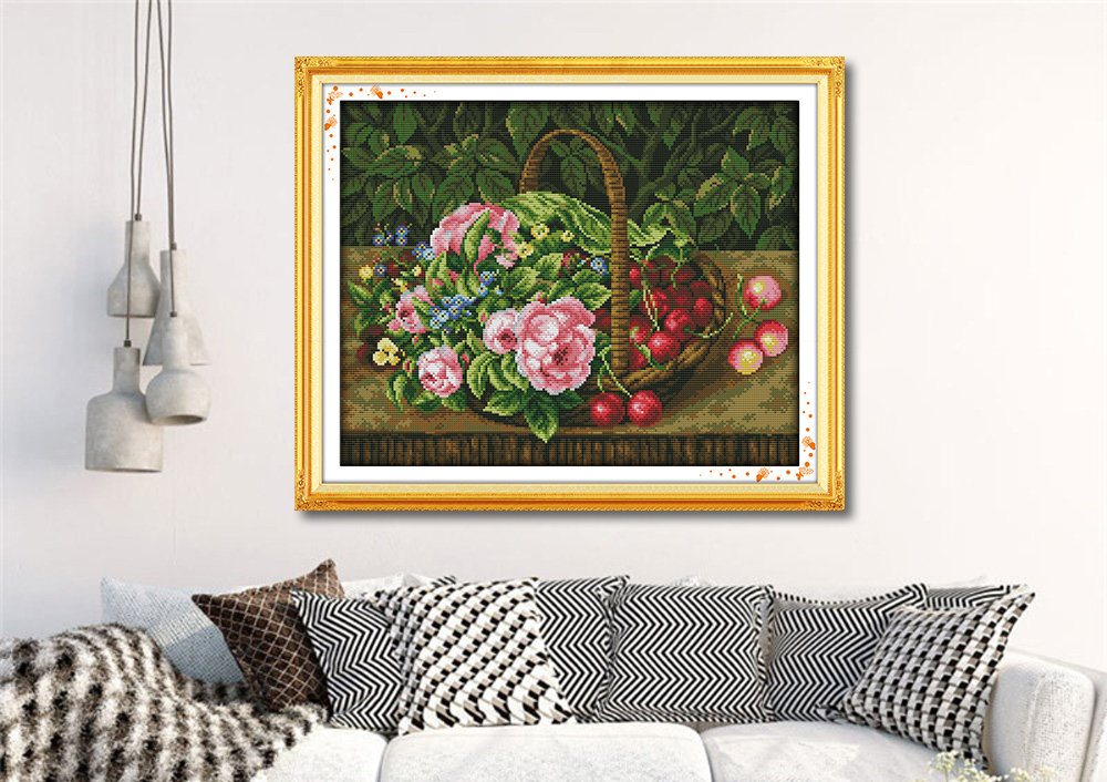 Flower Cross Stitch Kits H740