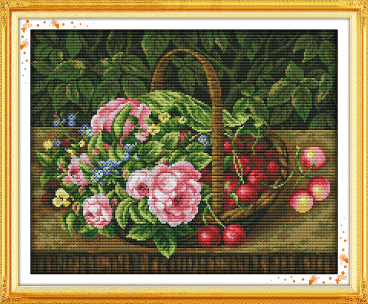 Flower Cross Stitch Kits H740