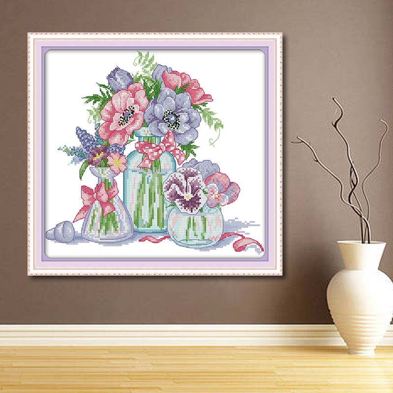 Flower Cross Stitch Kits H770