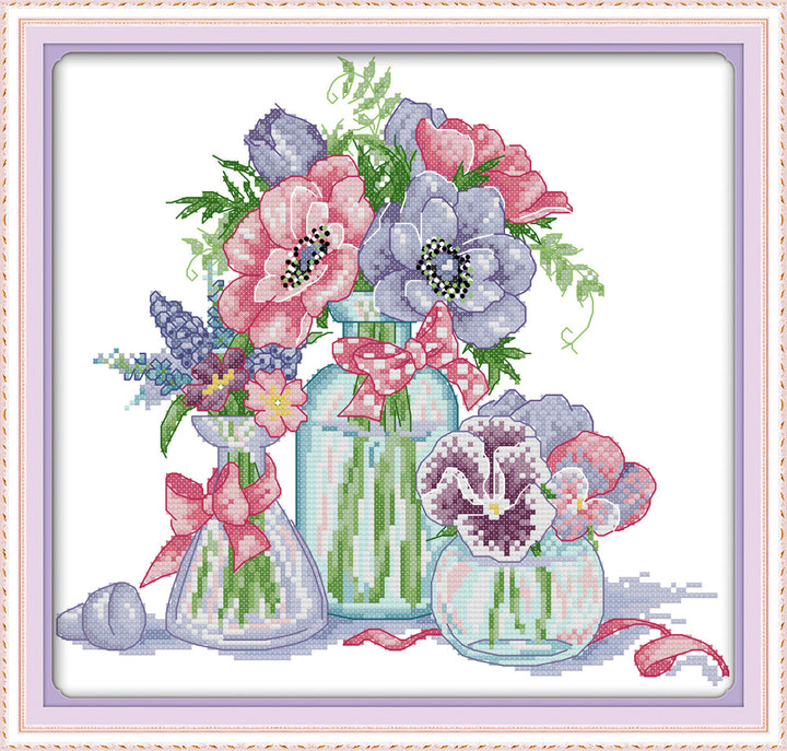 Flower Cross Stitch Kits H770