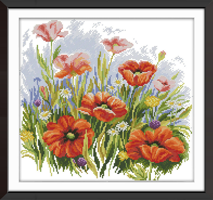 Flower Cross Stitch Kits H775