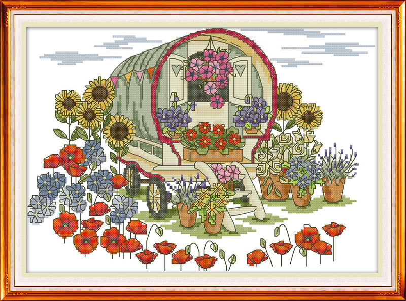 Flower Cross Stitch Kits H783