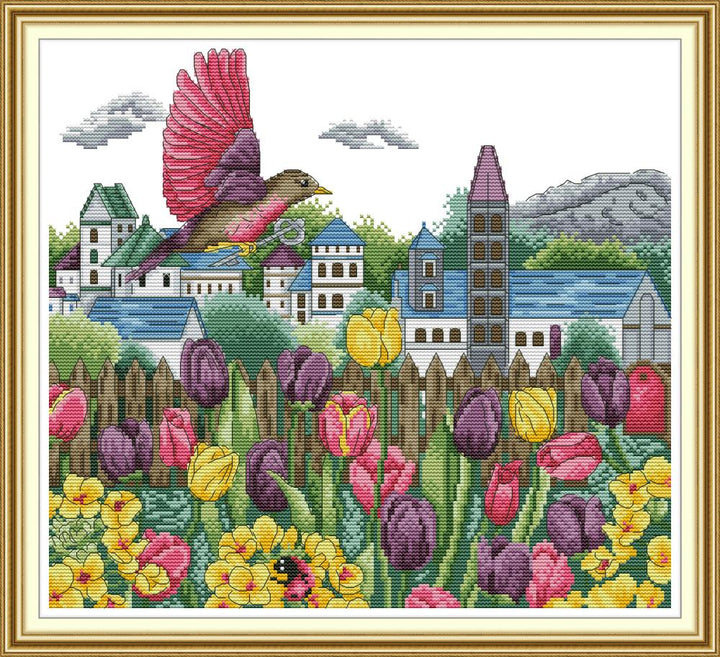 Flower Cross Stitch Kits H808