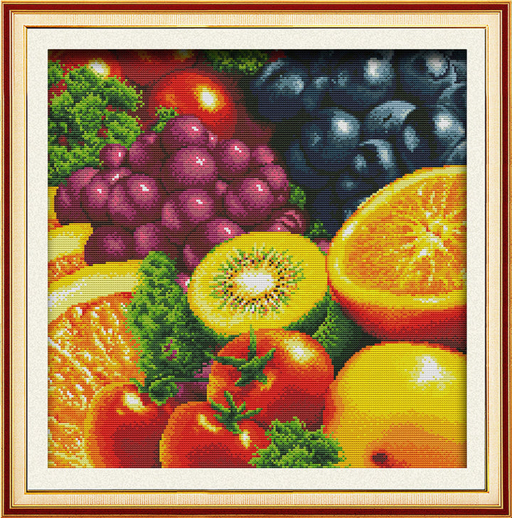 Fruit Cross Stitch Kits J011 7014