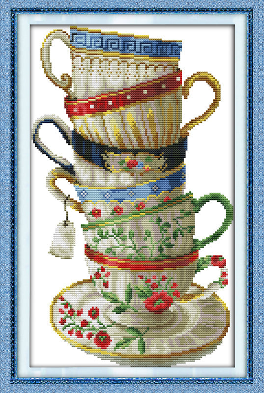 Cup Cross Stitch Kits J103