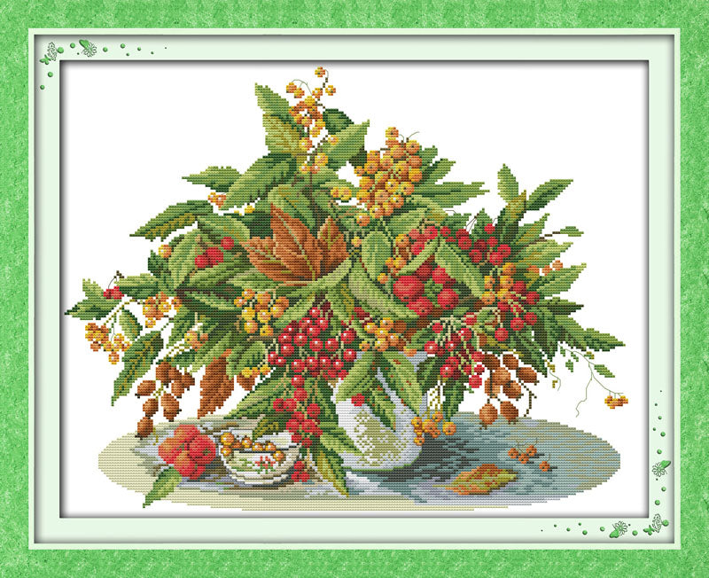 Flower Cross Stitch Kits J125