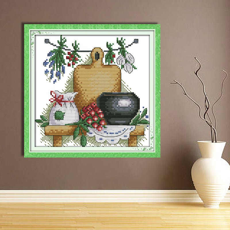 Pot Cross Stitch Kits J132