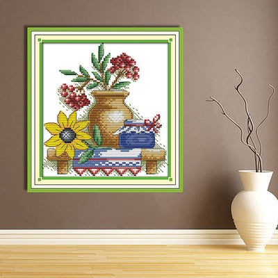 Pot Cross Stitch Kits J133