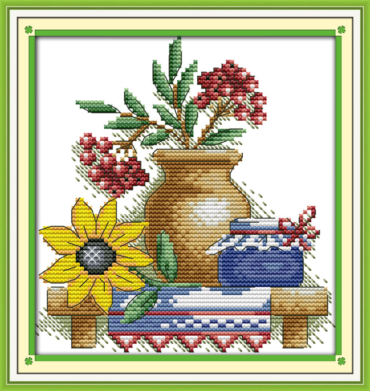 Pot Cross Stitch Kits J133