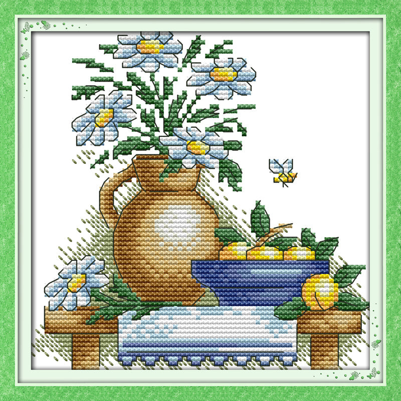 Pot Cross Stitch Kits J134