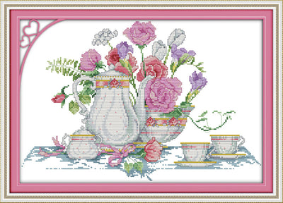 Flower Cross Stitch Kits J163