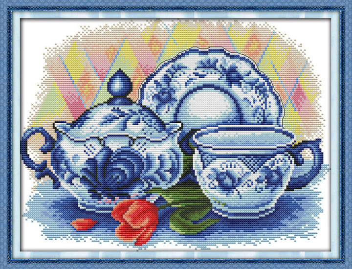 Porcelain Cross Stitch Kits J178