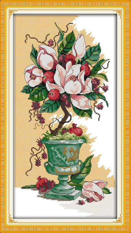 Flower Cross Stitch Kits J210