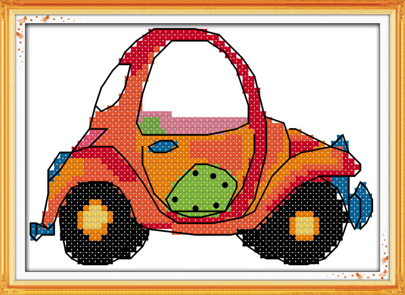 Car Cross Stitch Kits J219