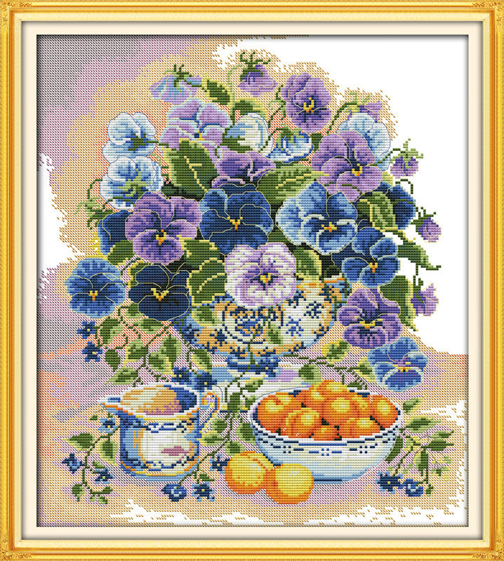 Flower Cross Stitch Kits J221