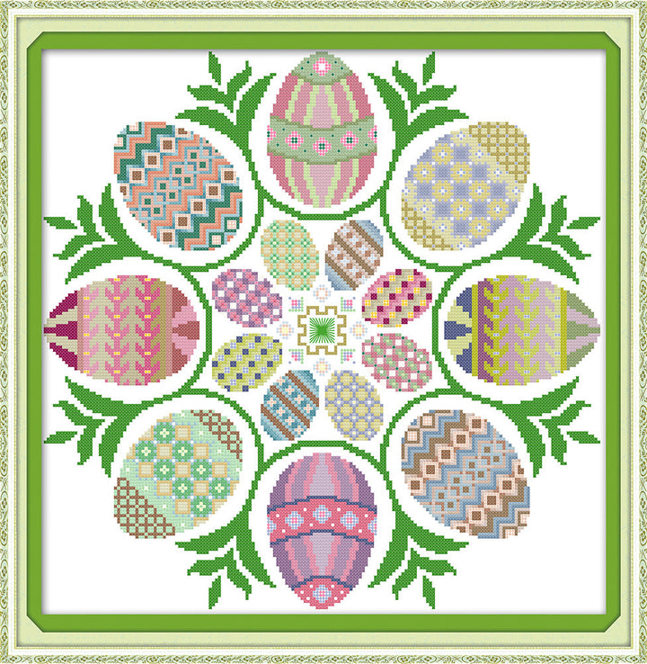 Egg Cross Stitch Kits J248