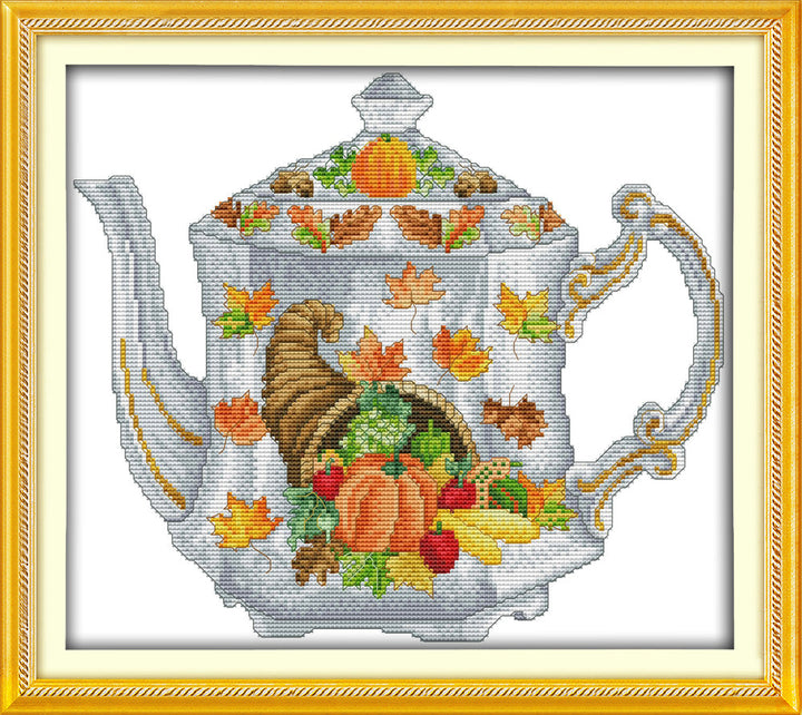 Teapot Cross Stitch Kits J270