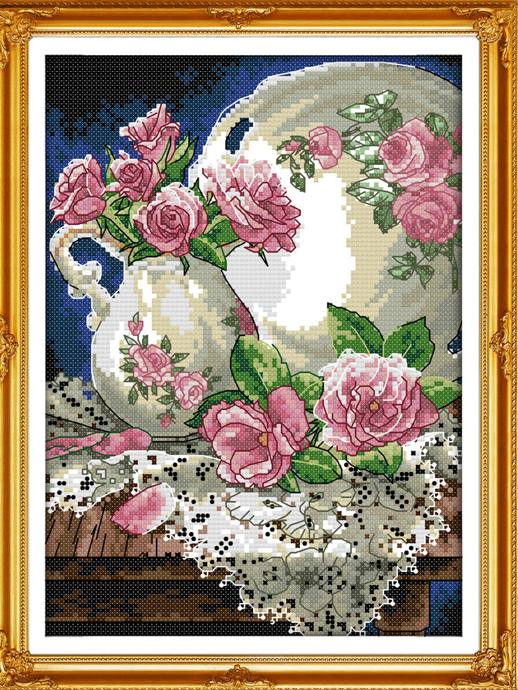 Flower Cross Stitch Kits J283