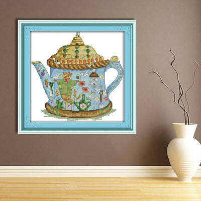 Teapot Cross Stitch Kits J311