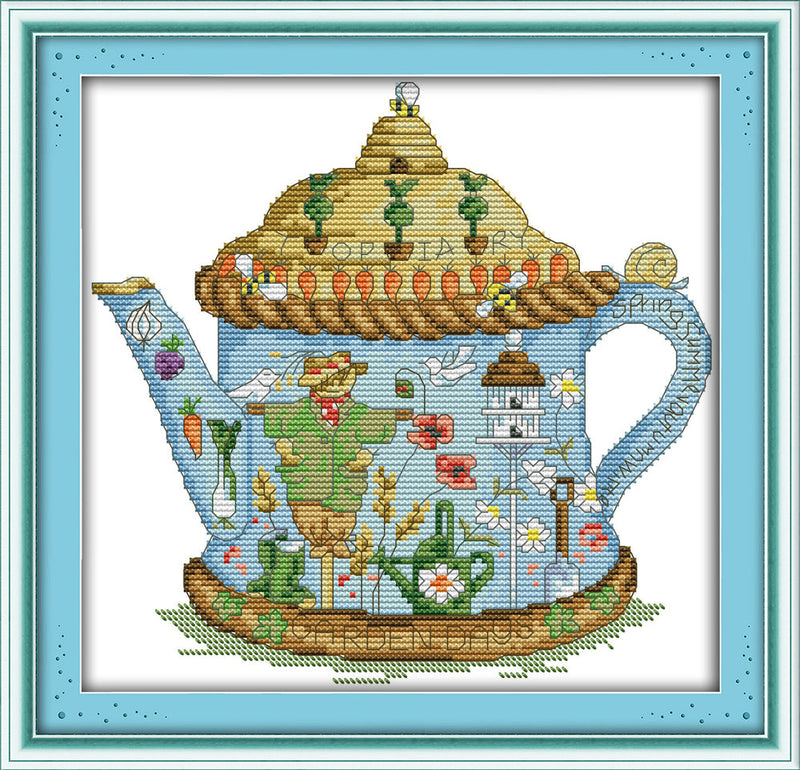 Teapot Cross Stitch Kits J311