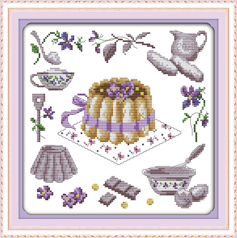 Food Cross Stitch Kits J319