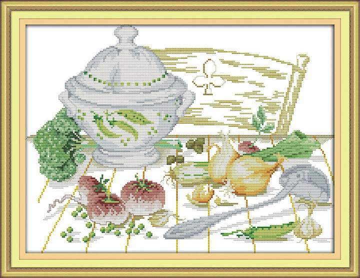 Food Cross Stitch Kits J320