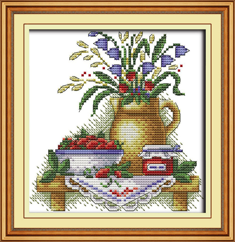 Pot Cross Stitch Kits J353